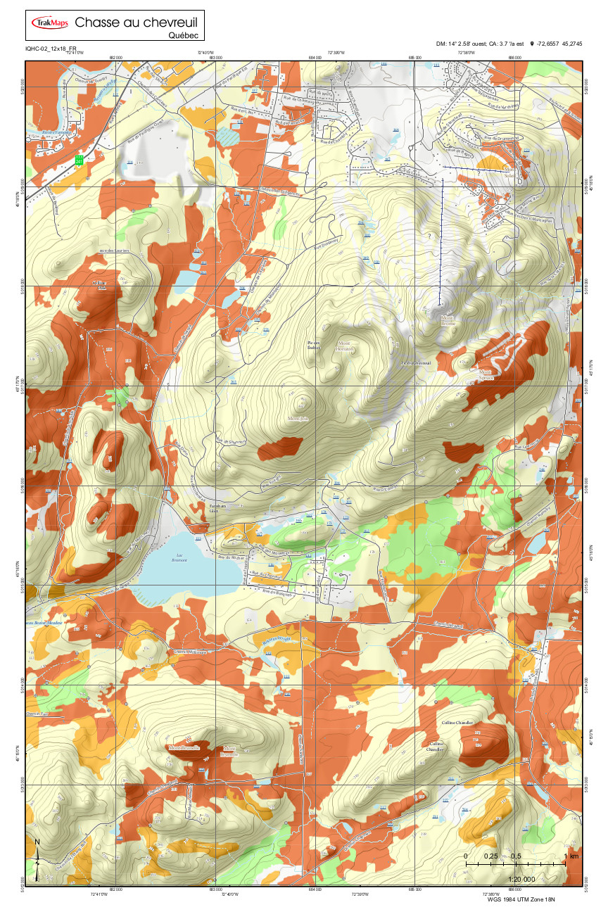 Example of Deer Hunting Map