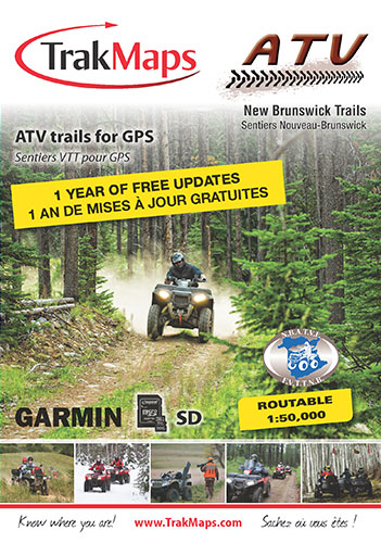 ATV New Brunswick for Garmin GPS units