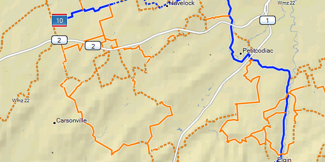 nb ski doo trail maps