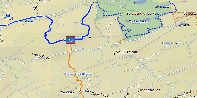 nb ski doo trail maps