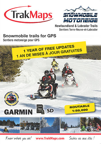 Snowmobile Newfoundland for Garmin GPS units