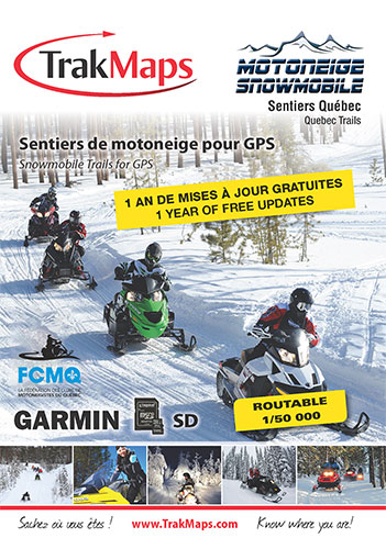 Snowmobile Quebec for Garmin GPS units